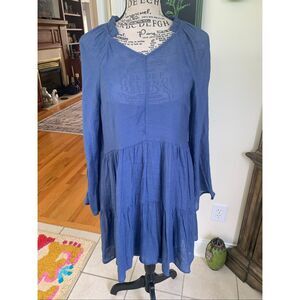 Wonderly Dress Blue
